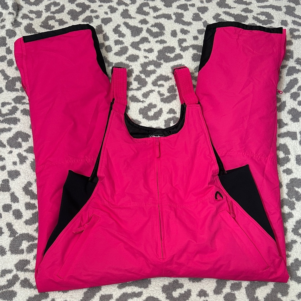 Hot Pink Ski Bib Snowboard Bib Overalls Snow Pants